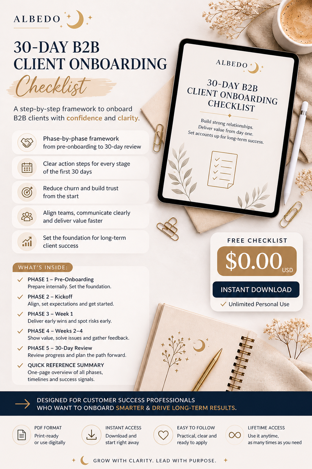 B2B Client Onboarding Checklist — Free Download