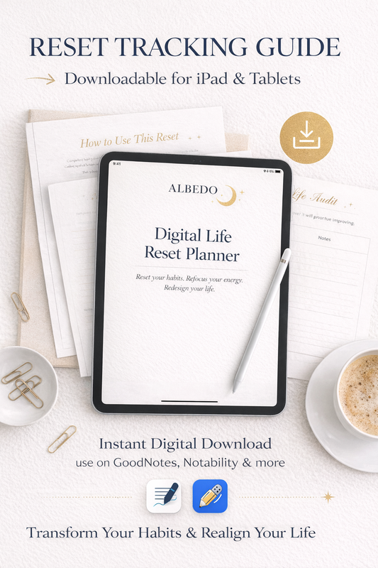 Digital Life Reset Planner
